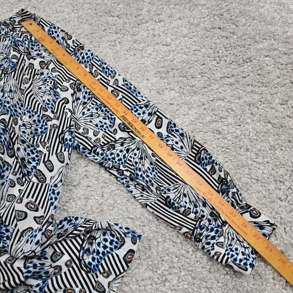 Melissa McCarthy‎ Seven7 Top Womens 2X Butterfly Long Sleeve Flowy Lightweight - Picture 12 of 13